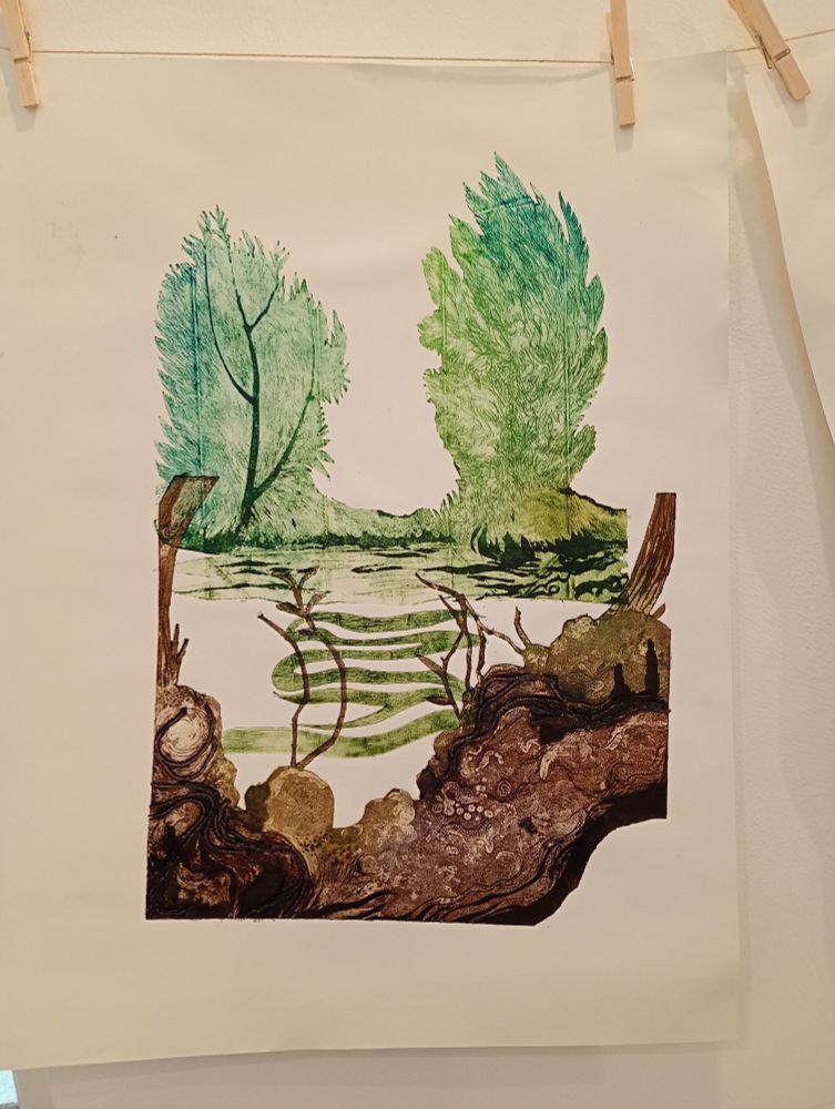 Tetrapack & collograph