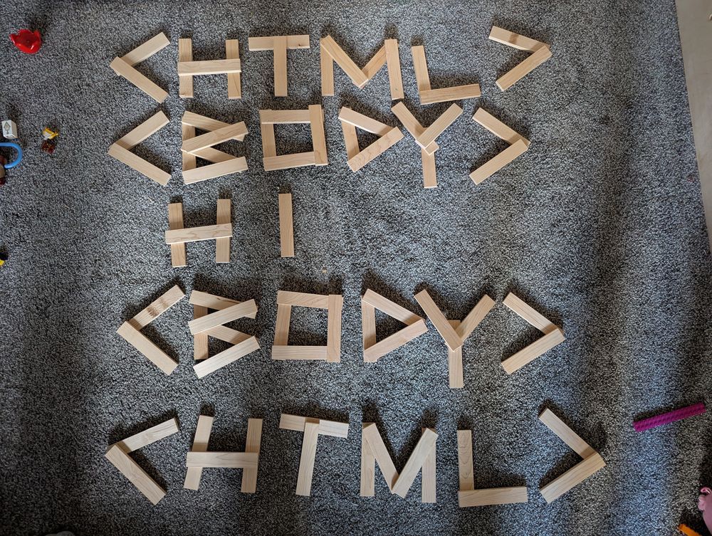 an HTML document made from kiva planks