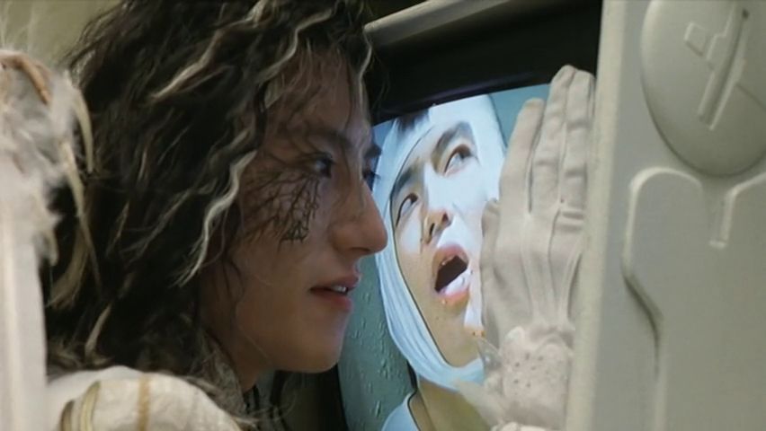 Screencap of the film "Mechanical Violator Hakaider"