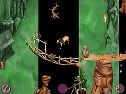 The corrupted as fuck tutorial area. The fence & other objects are still there, but part of the ground is an unnatural green, part of the ground is straight up black.