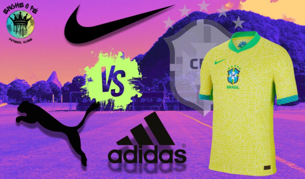 Uniforme da Seleção Brasileira para copa 2026 Duelo de Gigantes