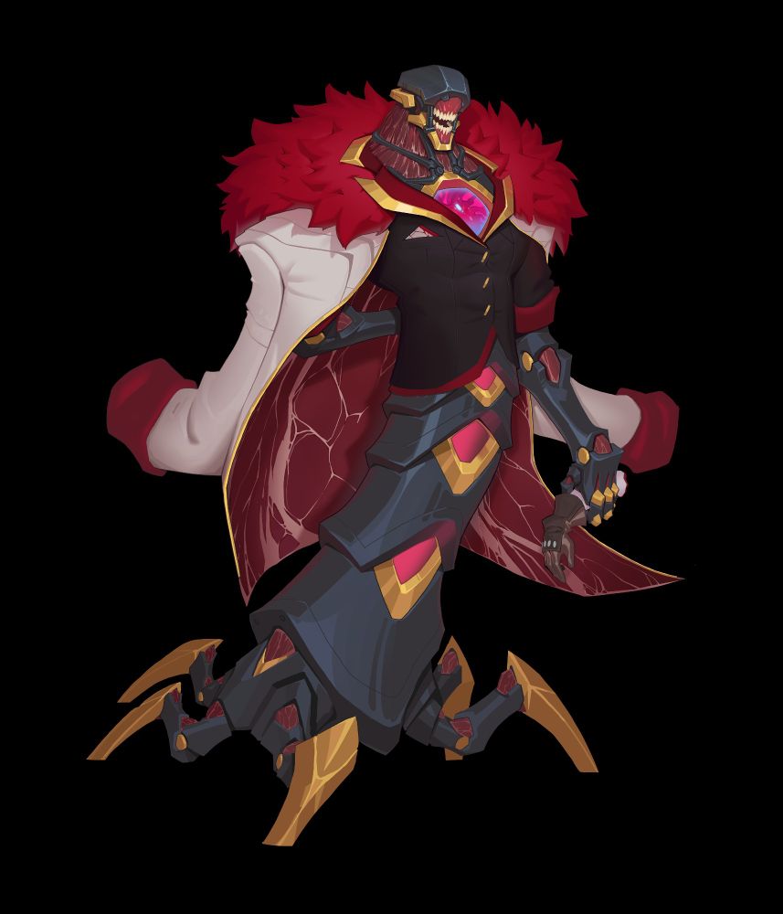 Illustration of a robot wearing clothes made of flesh