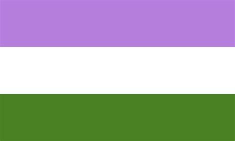 A genderqueer flag?