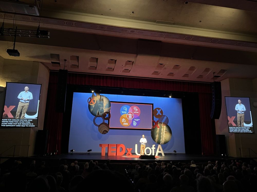 Ladd Keith giving a TEDx Talk at the University of Arizona