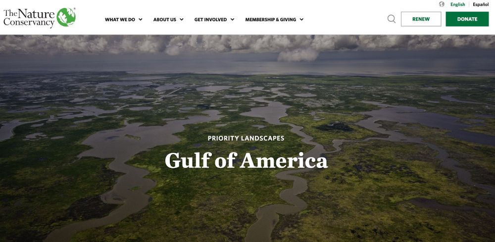 Nature Conservancy screenshot