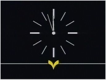 The Yorkshire Television clock. 
