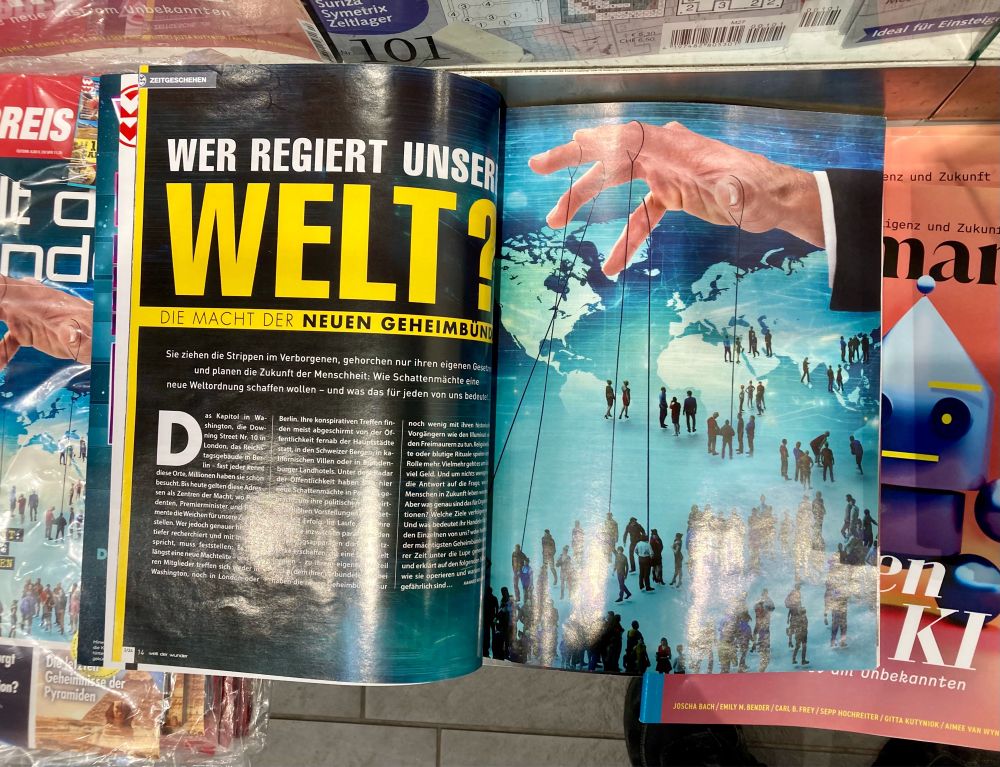 Zeitschriftenseite mit „Maroinettenspieler“-Abbildung.