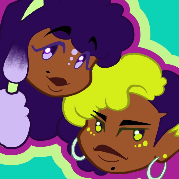 New social media logo for Volt Lotus.
Lotus's head is above Volt's head, and they're both smiling at the camera.