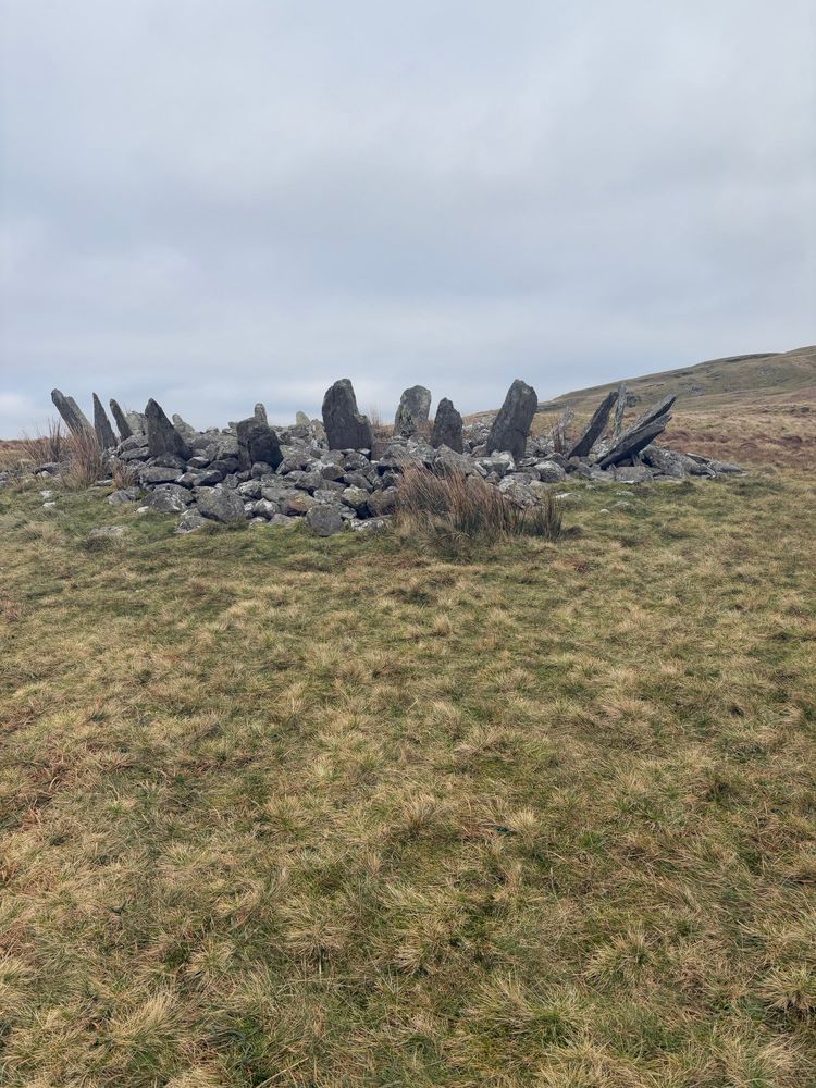Bryn Cader Faner, which is a Bronze Age round cairn