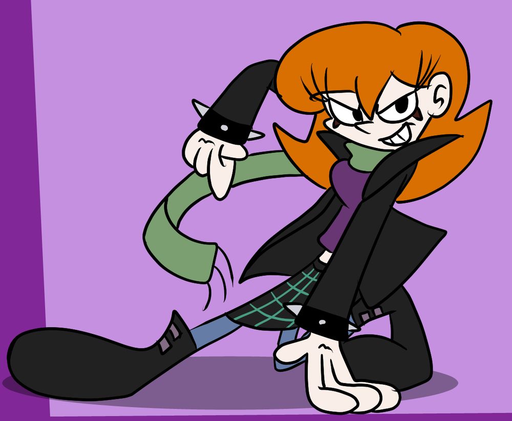 Cherrie Andrews, the punk-rock gal and brawn of the group. She's tough as nails and is proven to be considerate and good-hearted most of the time.