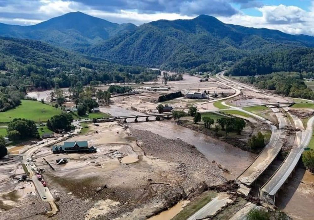 Hurrikan Helene brachte im Südosten der USA teils 1000-jährliches Hochwasser