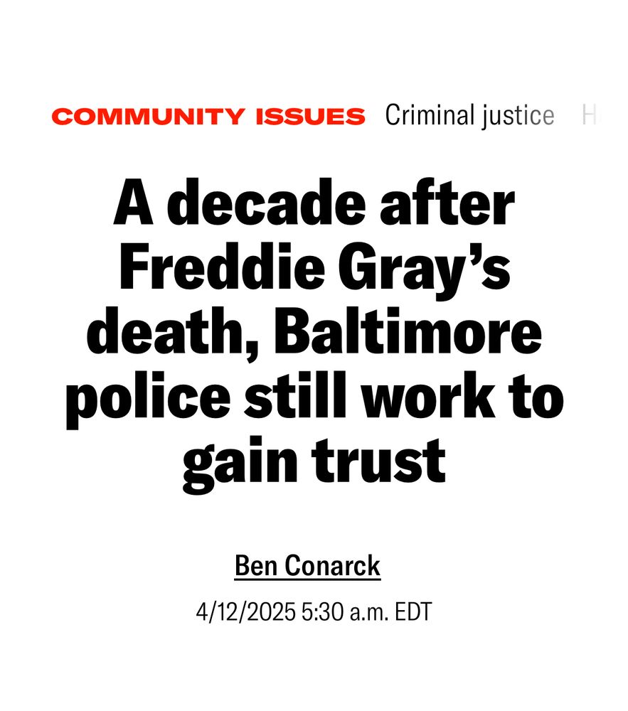 A decade after Freddie Gray’s death, Baltimore police still work to gain trust