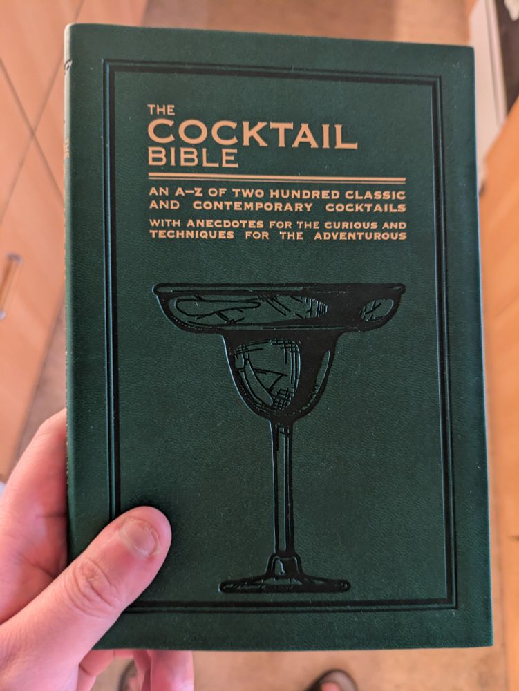 The Cocktail Bible

An A-Z of two hundred classic and contemporary cocktails with anecdotes for the curious and techniques for the adventurous 