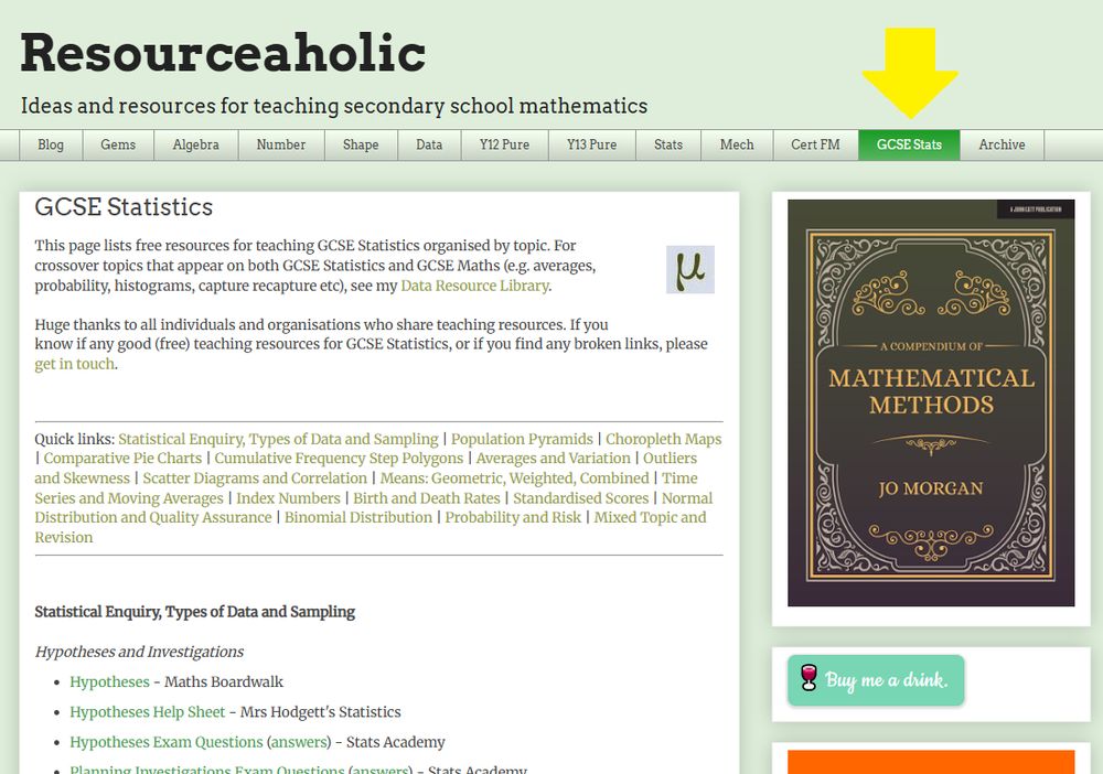 screenshot of resourceaholic.com