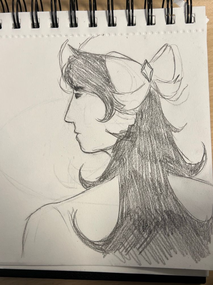 burning spice cookie with his pretty little bow 
