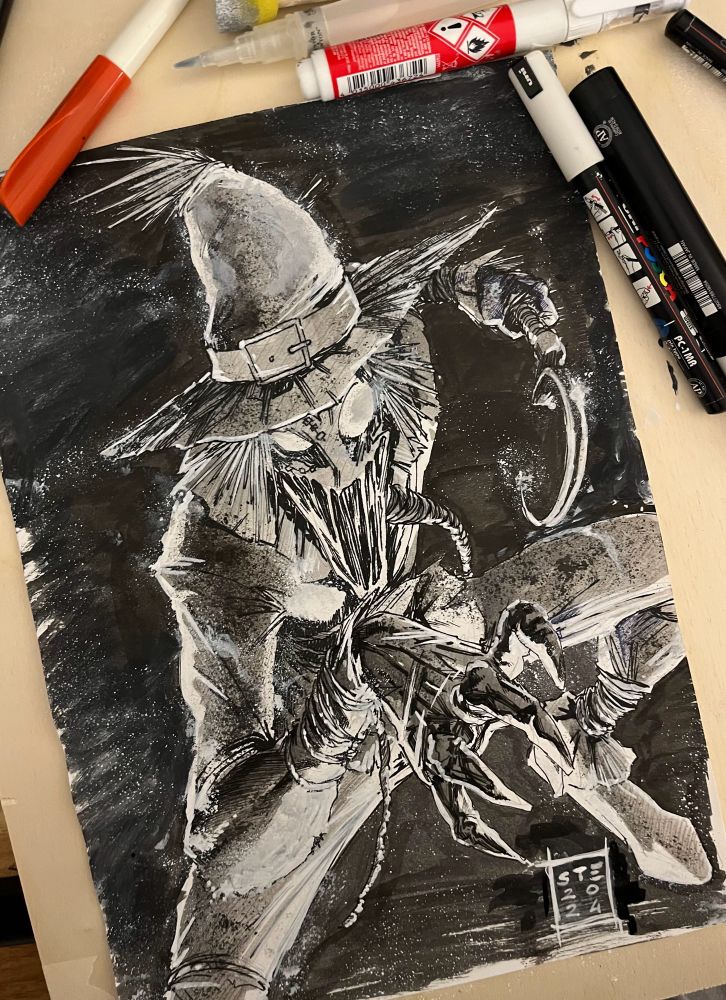 Dr. Jonathan Crane, aka the Scarecrow, a villain has become one of Batman's most enduring enemies. The character is the property of DC Comics.