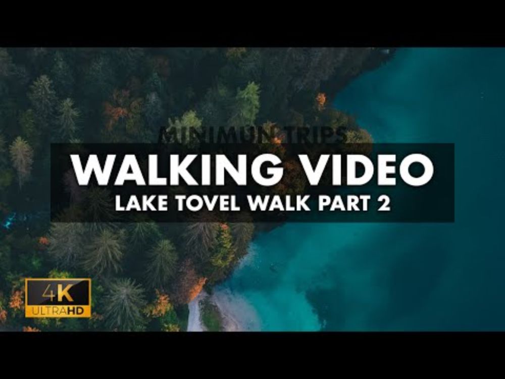 Lake Tovel walk 2p 4k - Adamello Brenta Park,  Trentino, Italy - Video 4K