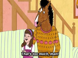 Sarah Lynn from Bohack Horseman saying “That’s too much, man!”