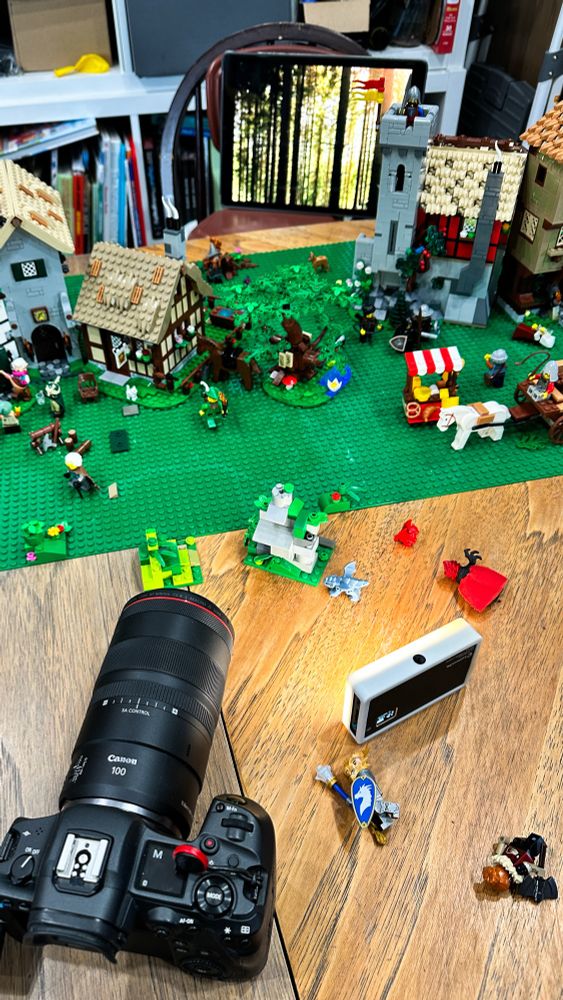LEGO medieval toy photography bts
