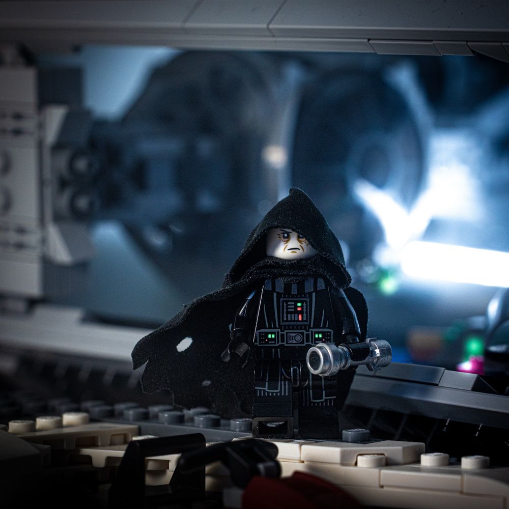 Death Vader Lego minifig looking badass 