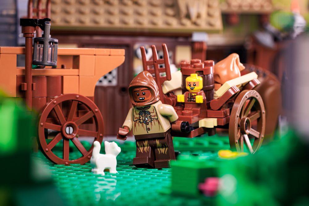 LEGO medieval minifig photography