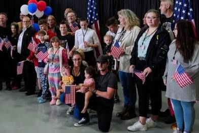 White Africaners arrive in America after Trump granted them refugee status — based on the lie of a white genocide in South Africa. 