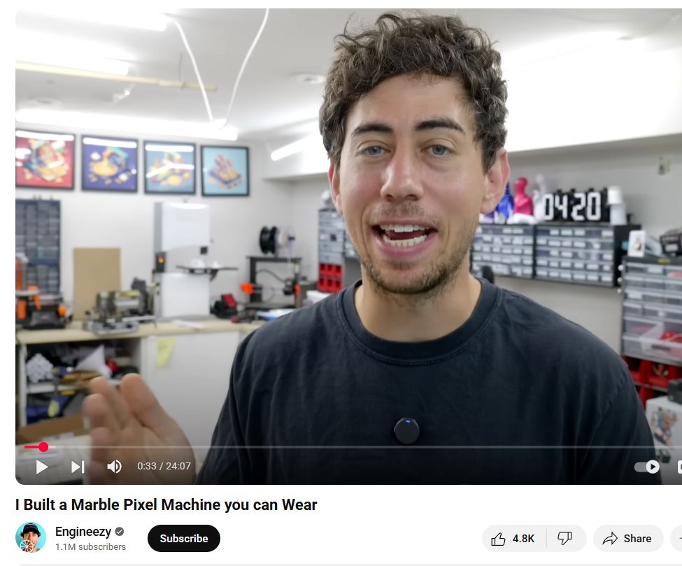 Screenshot of Engineezy. He's a white dude with a Goatee.
