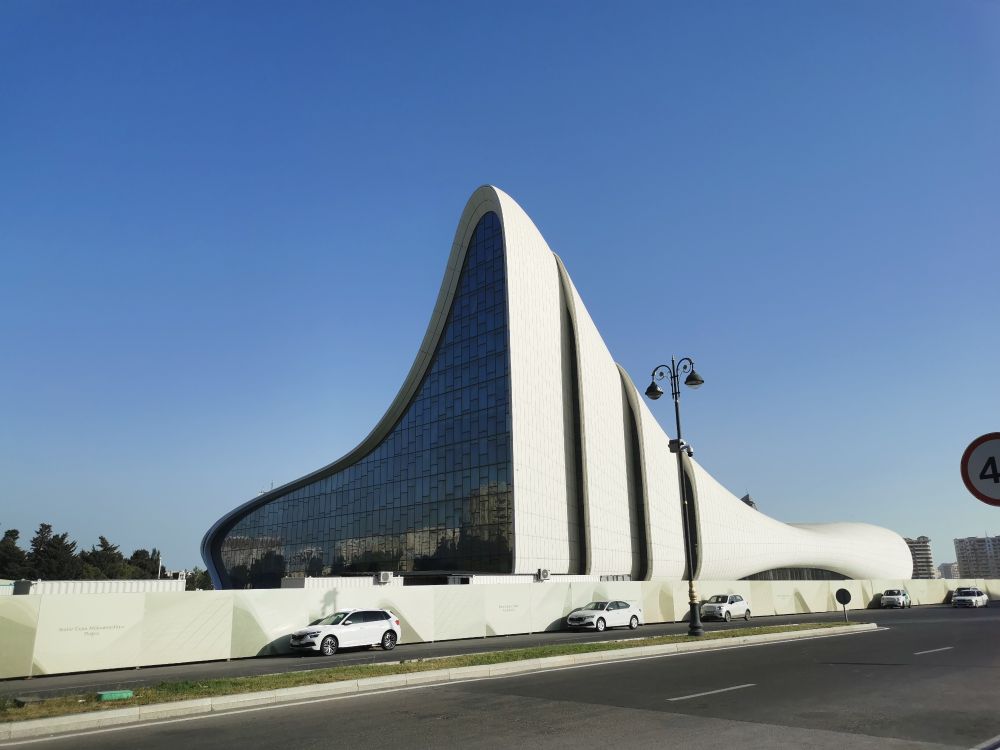 Famous building in baku