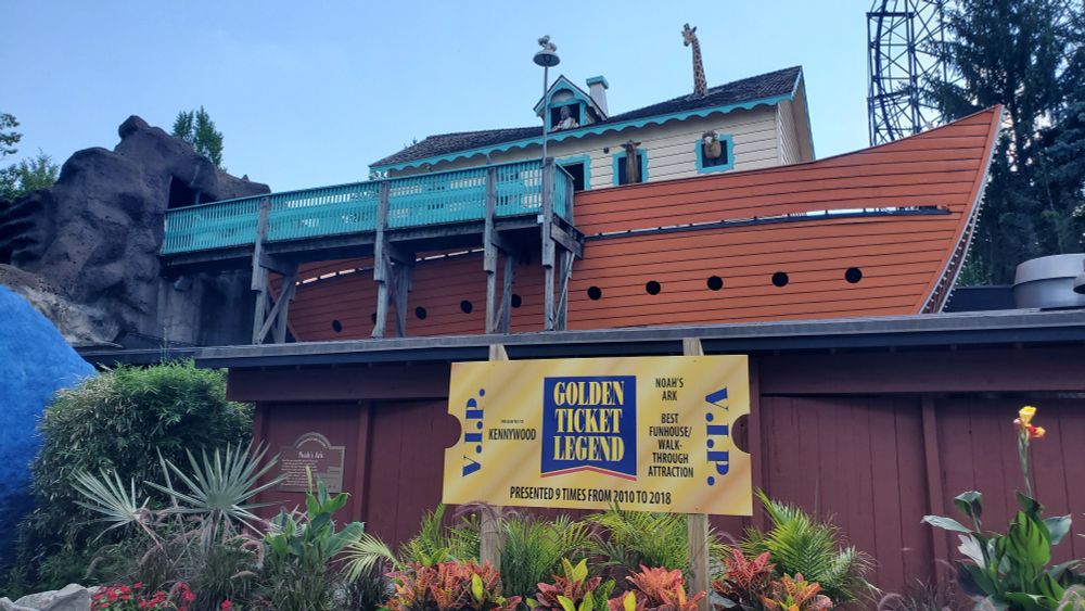 Kennywood's Noah's Ark fun house attraction.