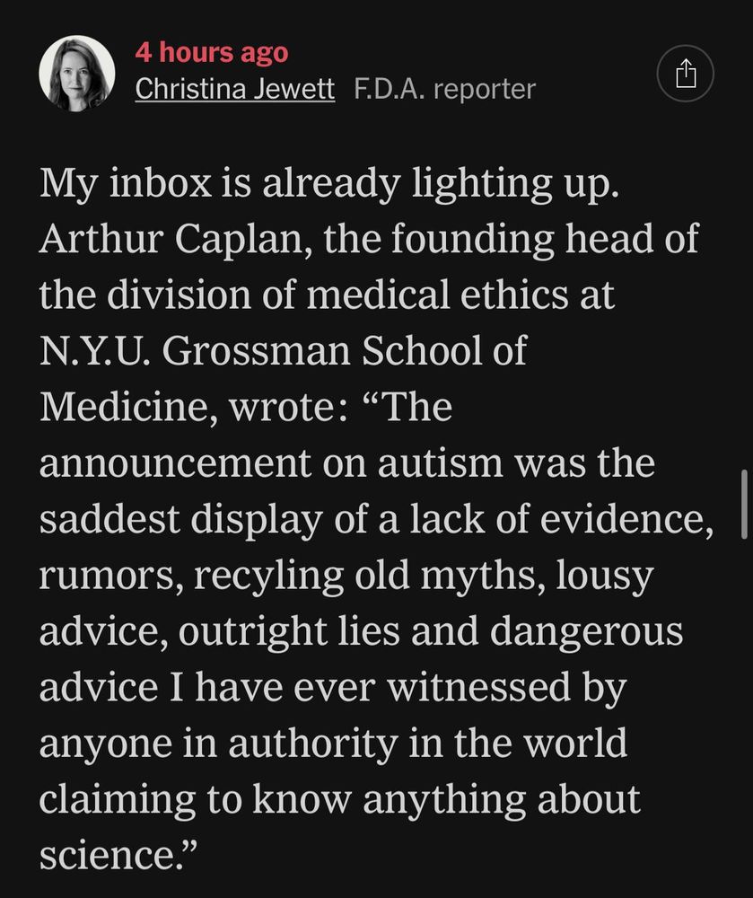 Incredulous reaction to WH autism lies.