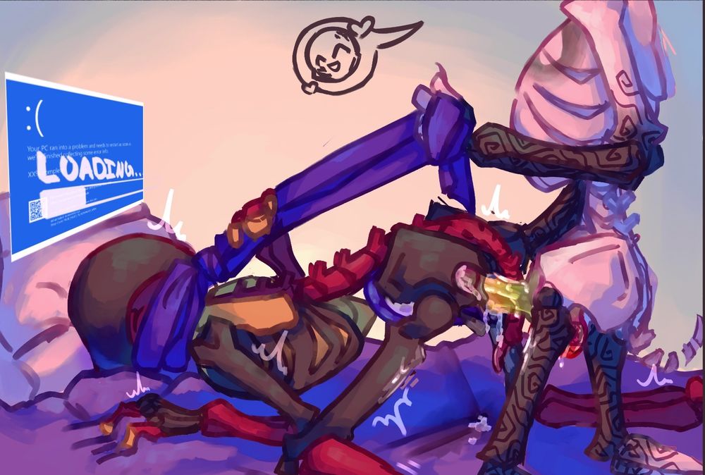 Error getting fucked by ink until he crashes 