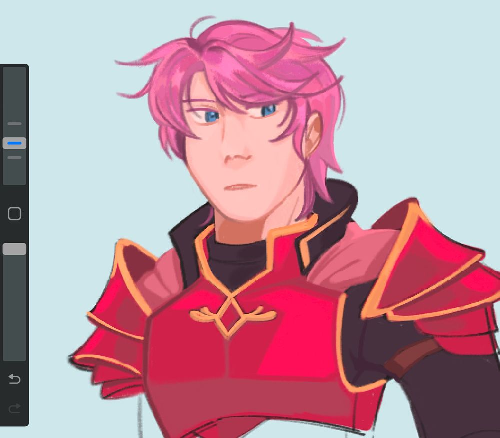 A painted portrait of Zeke from The Morrow's Golden Country.