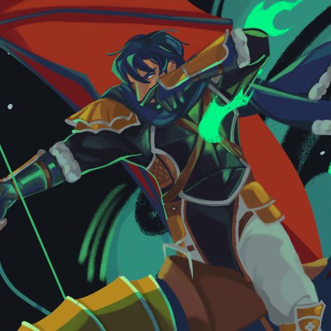 Close up of the rendering on Freddric.