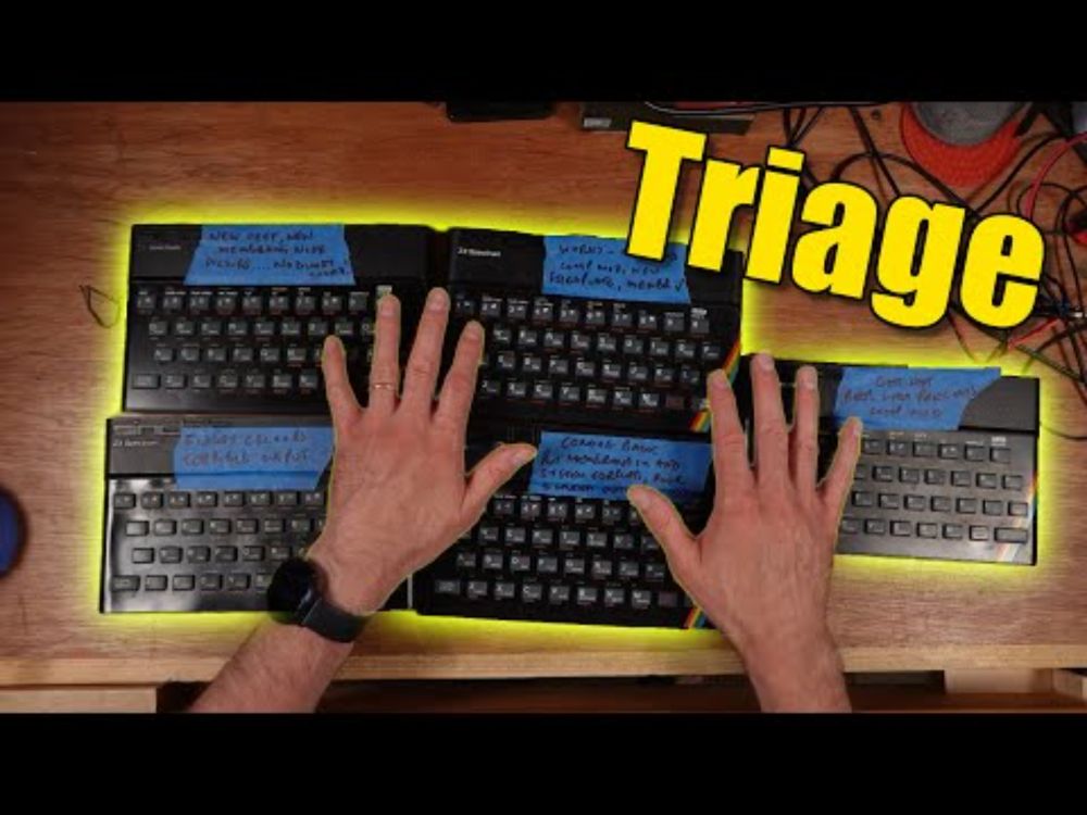 ZX Spectrum 48k Rubber Key X5 Triage