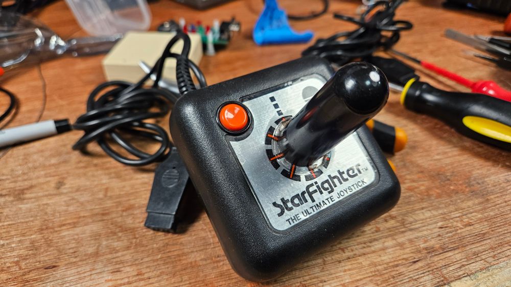 Starfighter joystick on my workbench