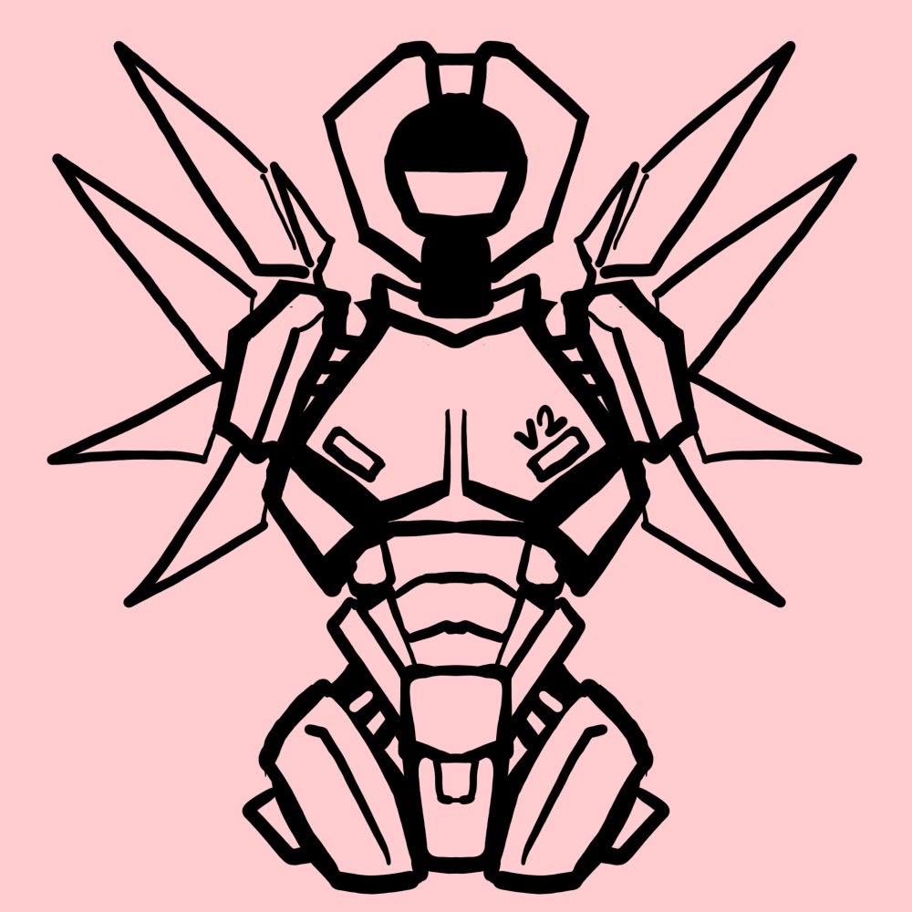 v2 drawn in the style of rimworld