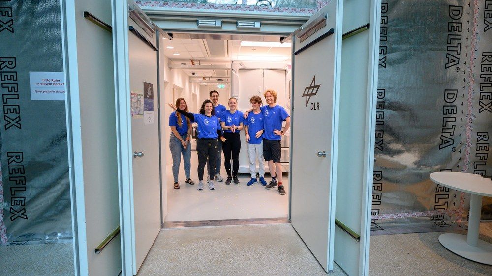 The module doors open at the end of the SOLIS8 study
