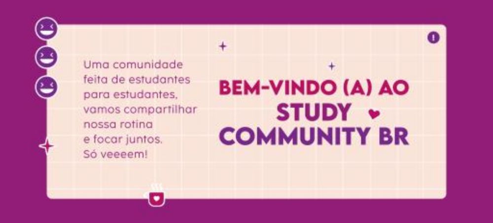 Join the study community 🇧🇷 Discord Server!