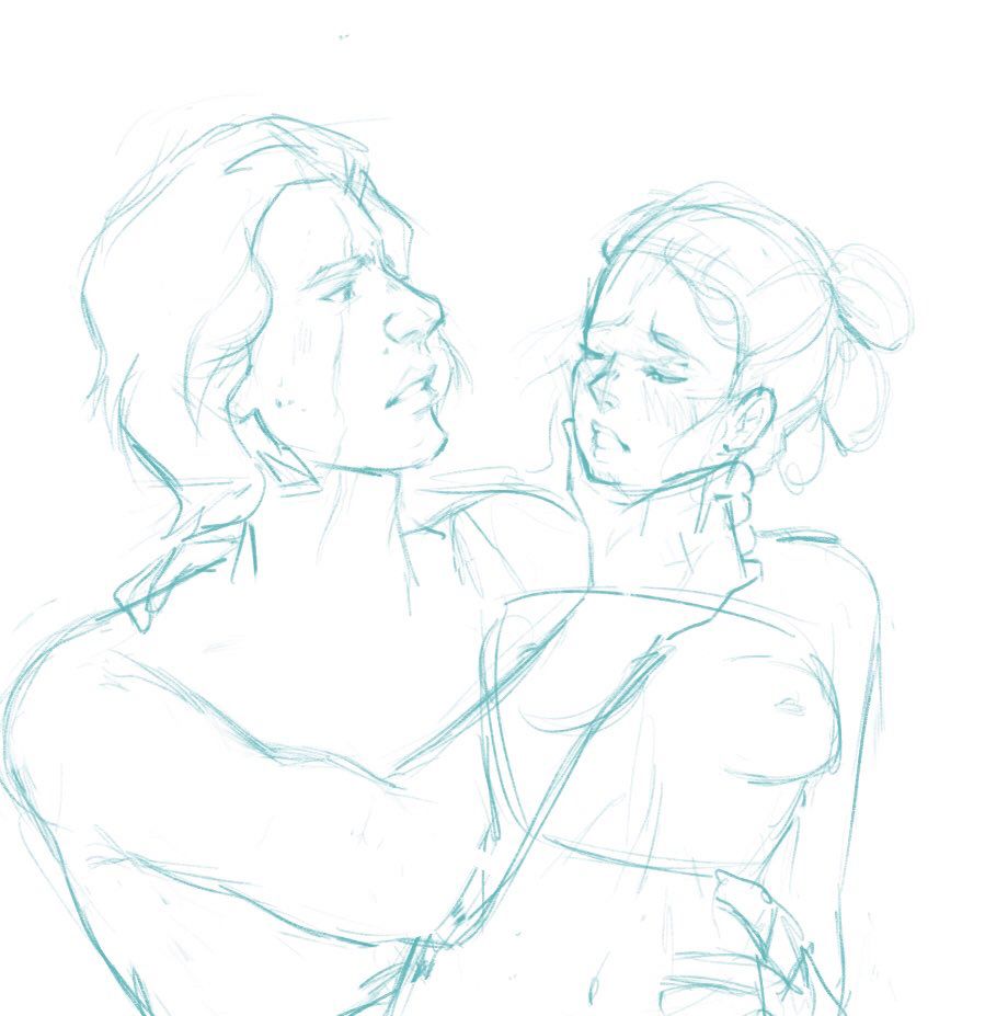 nsfw reylo sketch