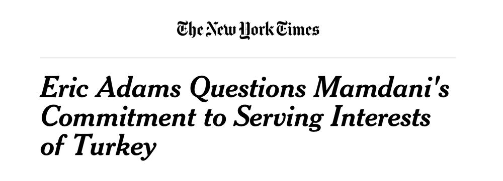 A New York Times headline that is not real. May still be true though. 
