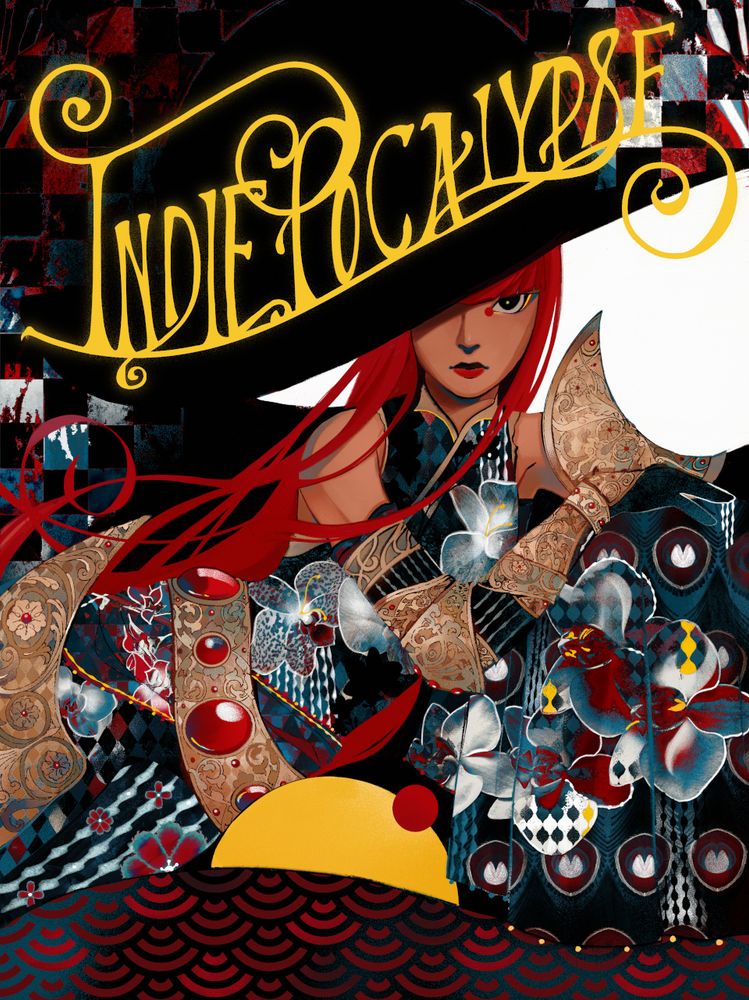 cover for indiepocalypse #66 showing a lunging person in a large brimmed hat