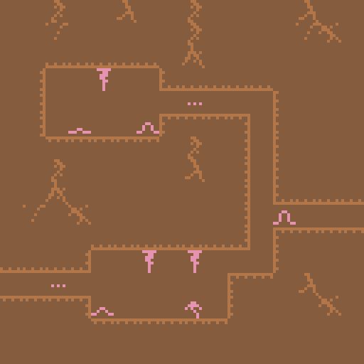 screenshot for the game The Coagulation showing various worms in tunnels