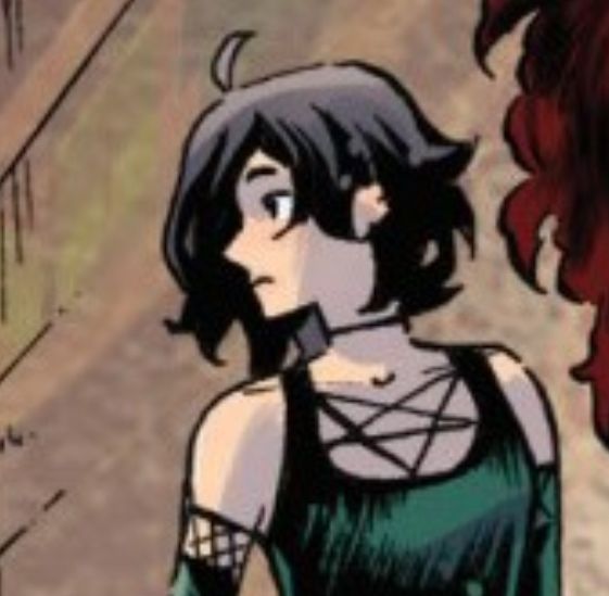 Nico Minoru turns to look over her shoulder.