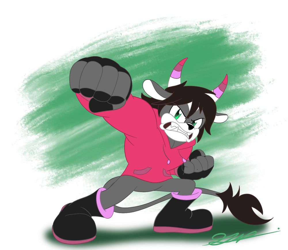 Fanart of a Sonic OC 
