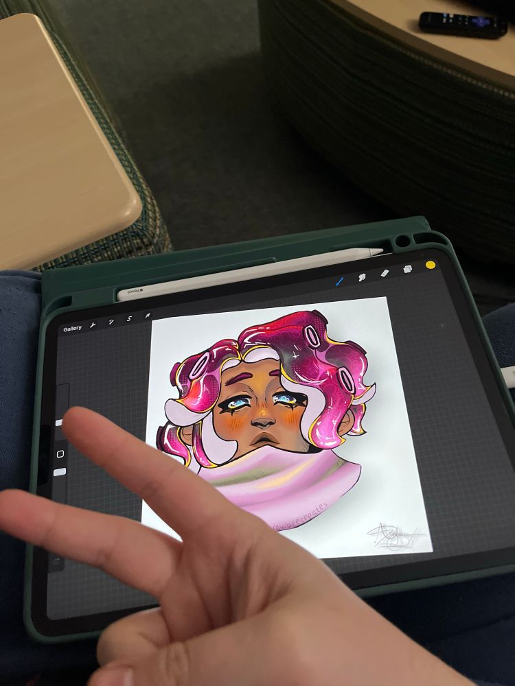 proof this is mine!! colors look weird because it’s a picture of a screen