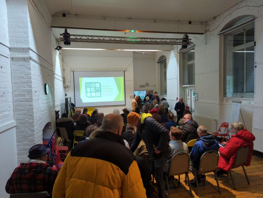 Hanover Community Association AGM - very well attended! 