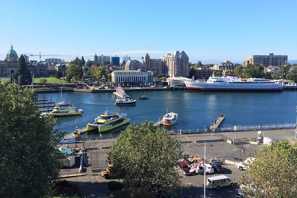(( The Inner Harbour in Victoria. Image source: Oak Bay News ))
