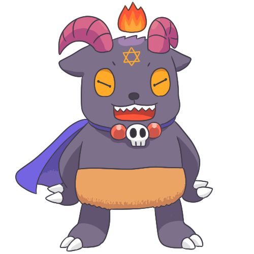 山羊の悪魔の「エルゴ」
大きな斧を持って戦うことを得意とする。