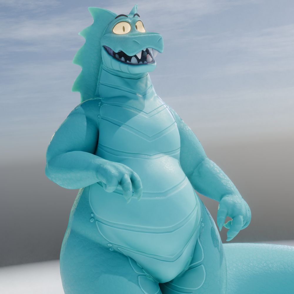 #model #scaly #snake #blender #render #furry
A render of a blue anthro snake