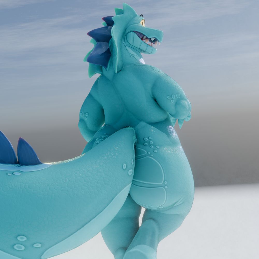 #model #scaly #snake #blender #render #furry
A render of a blue anthro snake